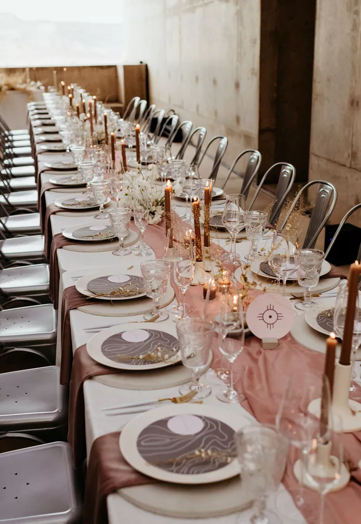 25 ایده رانر رومیزی زیبا برای پذیرایی مراسم عروسی