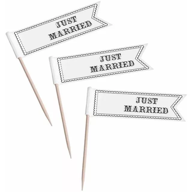17 علامت ازدواج “Just Married” برای جشن عروسی
