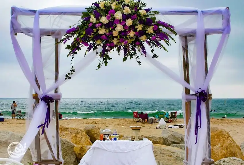 10 ایده دکوراسیون عروسی ساحلی در سال 2023