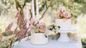 6 استند کیک عروسی زیبا و به روز